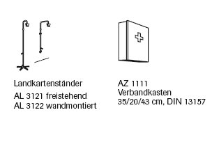 Schulmöbel. Allgemeine Ausstattung für Schulen