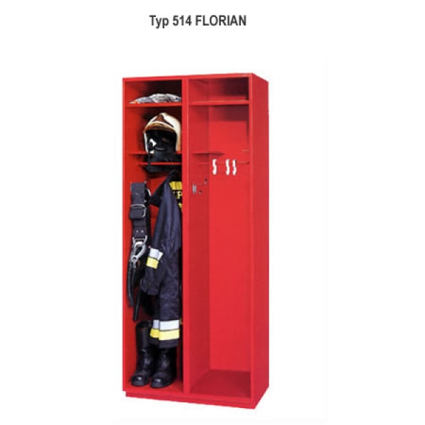 Garderobenschrank für Feuerwehren 514 Florian